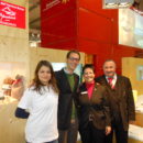 Sabrina Kirchner (Bregaglia Engadin Turismo), Christian Vigne (Ente Turistico Regionale del Moesano), Ursula Maag (Ente Turistico Valposchiavo), Dino Godenzi (Ferrovia retica)
