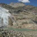 Il ritiro dei ghiacciai dovuto al surriscaldamento terrestre: in quota si vedono affascinanti ma inquietanti scenari – Foto di Giorgio Murbach (Il Bernina – 29 agosto 2012)