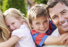 Immagine di una famiglia felice