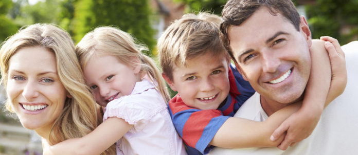 Immagine di una famiglia felice