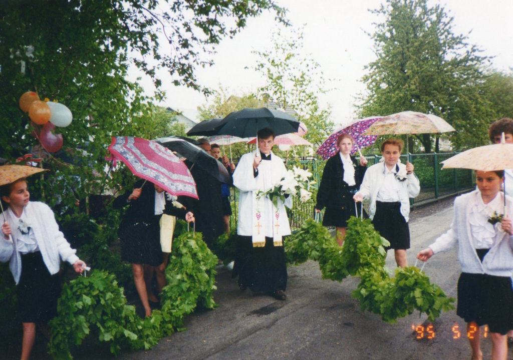 Don Witold Kopeć il giorno della sua prima Messa