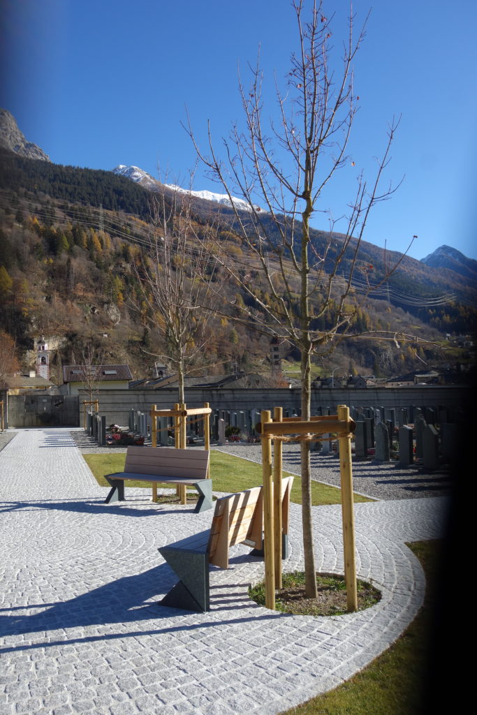 Lavori cimitero cattolico di Poschiavo