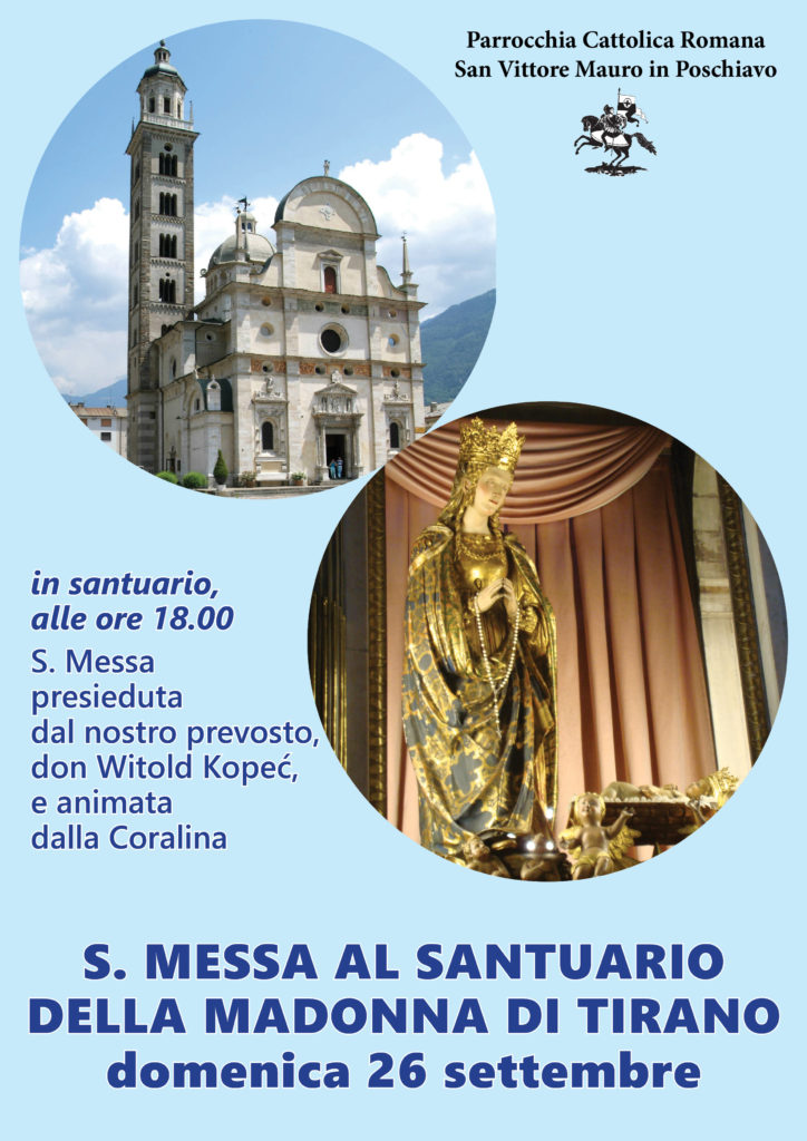 S. Messa al santuario della Madonna di Tirano