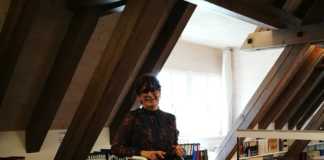 Saveria Masa all'Archivio cantonale a Coira