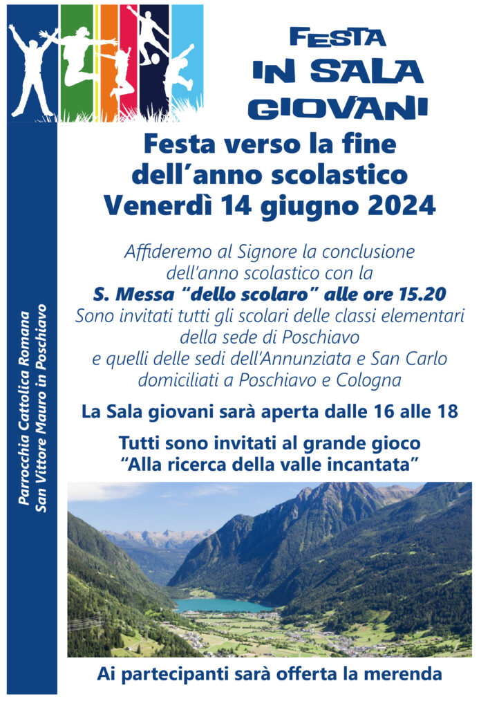 Festa di fine scuola in sala giovani