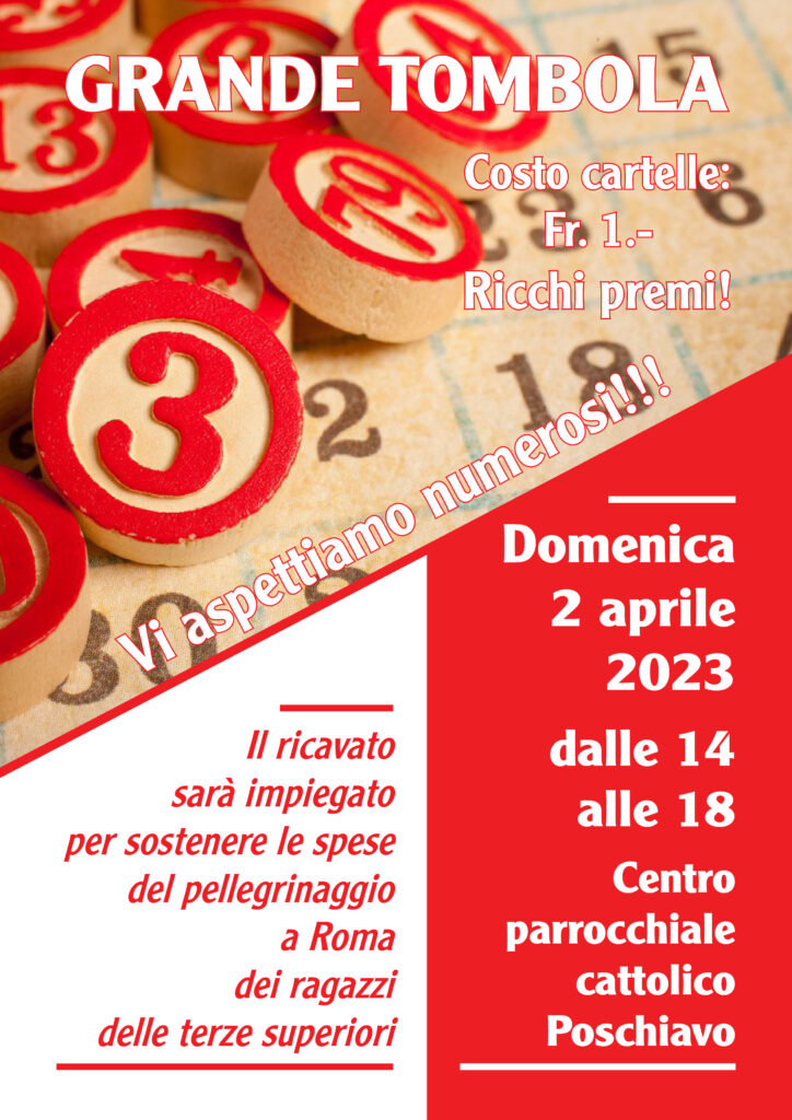 Tombola terze secondarie